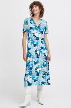 Angel Blue Water Colour Joella Button Down Dress