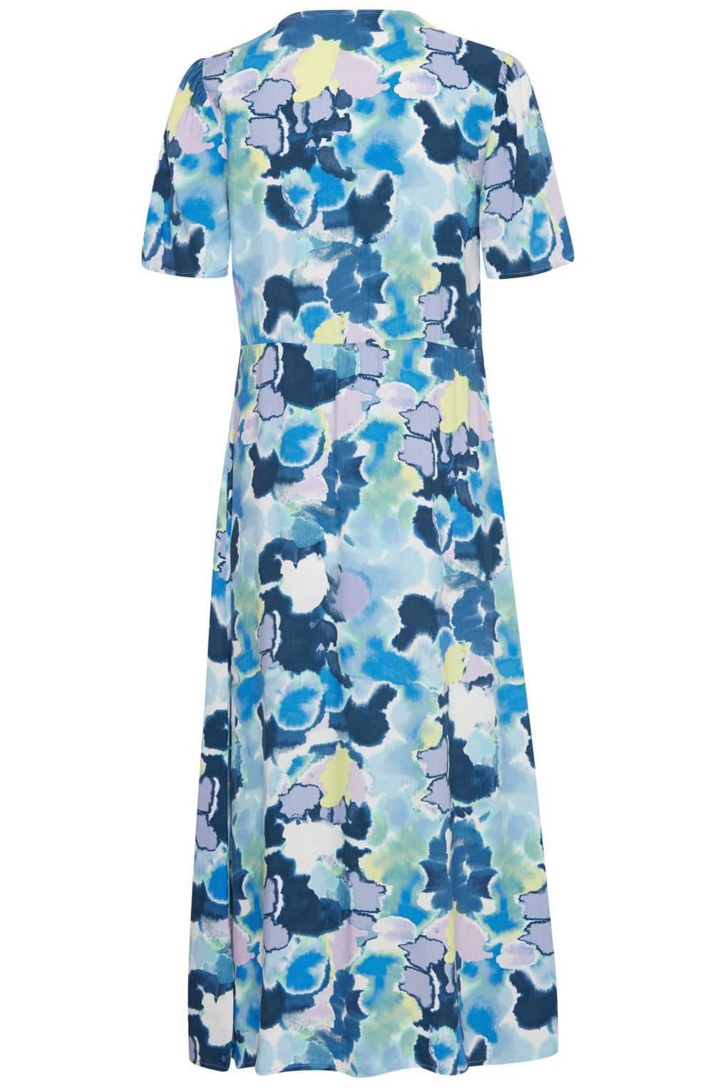 Angel Blue Water Colour Joella Button Down Dress