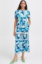 Angel Blue Watercolour Short Sleeve Blouse