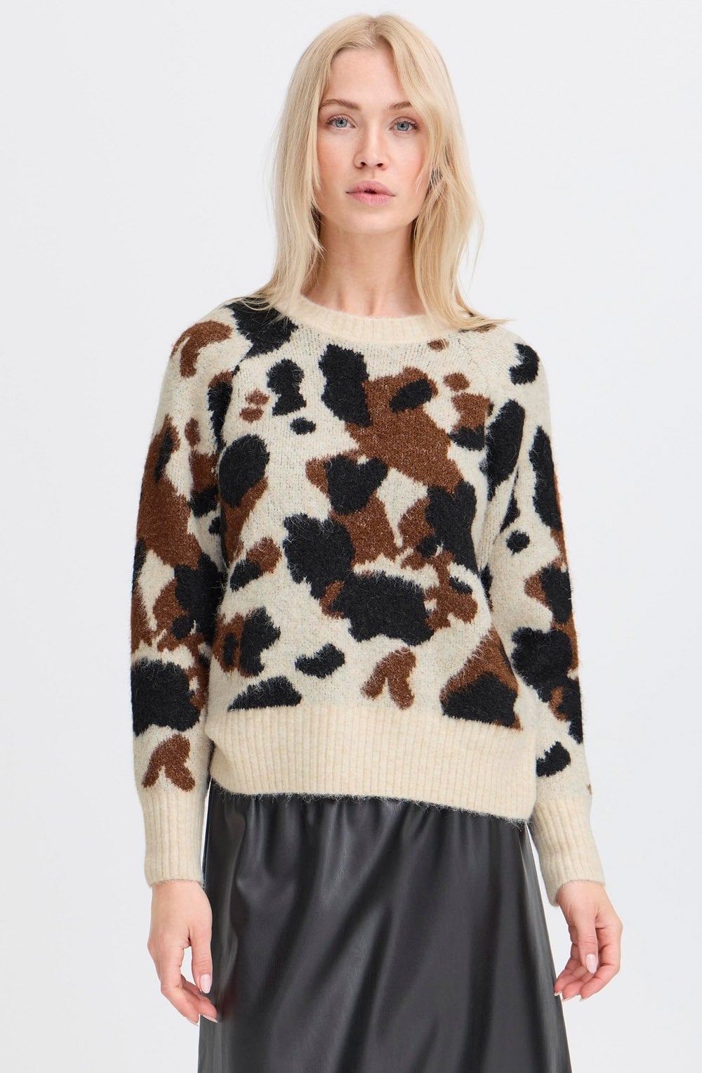 Birch Cow Jacquard Super Soft Jumper