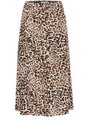 Birch Leopard Button Down Skirt