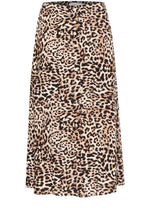 Birch Leopard Button Down Skirt