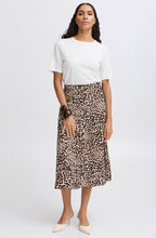 Birch Leopard Button Down Skirt