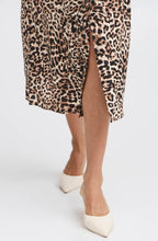 Birch Leopard Button Down Skirt