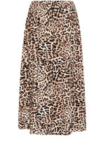 Birch Leopard Button Down Skirt