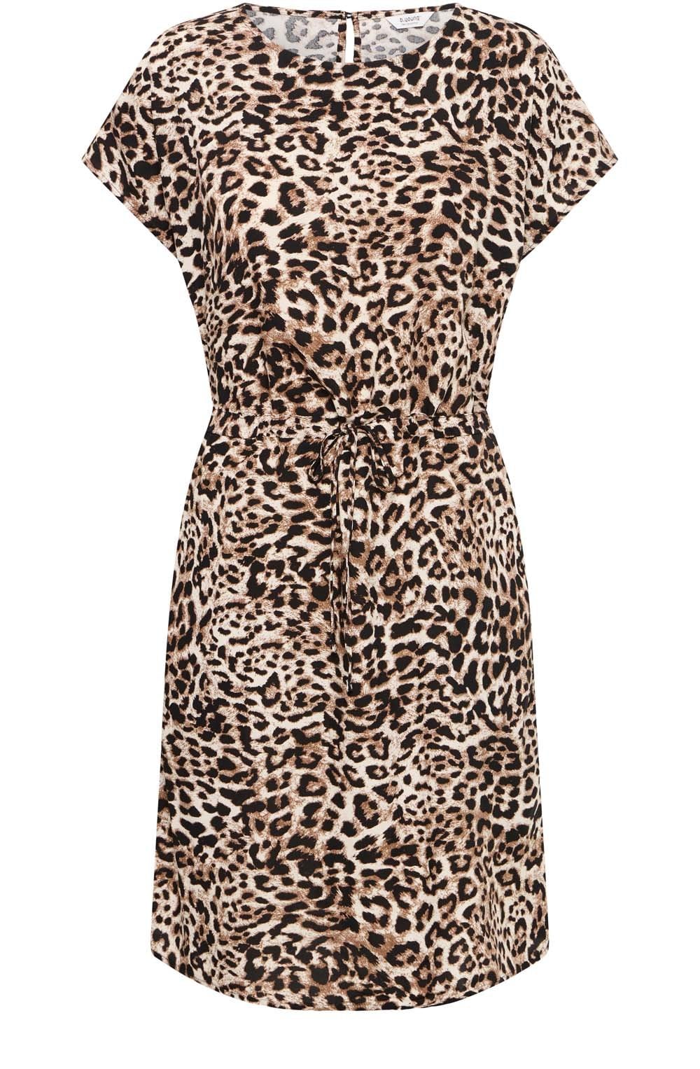 Birch Leopard Drawstring Waist Dress