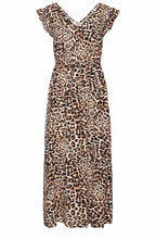 Birch Leopard Joella Frill Dress