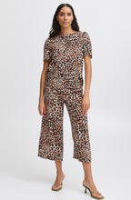 Birch Leopard Round Neck Blouse