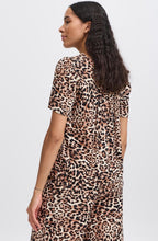 Birch Leopard Round Neck Blouse