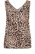 Birch Leopard Sleeveless Joella Blouse