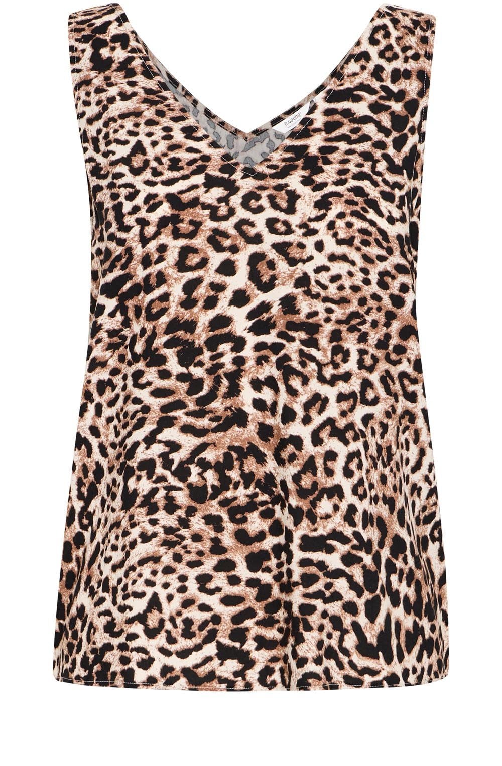 Birch Leopard Sleeveless Joella Blouse