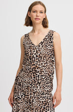 Birch Leopard Sleeveless Joella Blouse