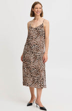 Birch Leopard Spaghetti Strap Slip Dress