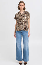 Birch Leopard Tunic Neck Blouse