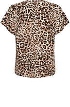 Birch Leopard Tunic Neck Blouse