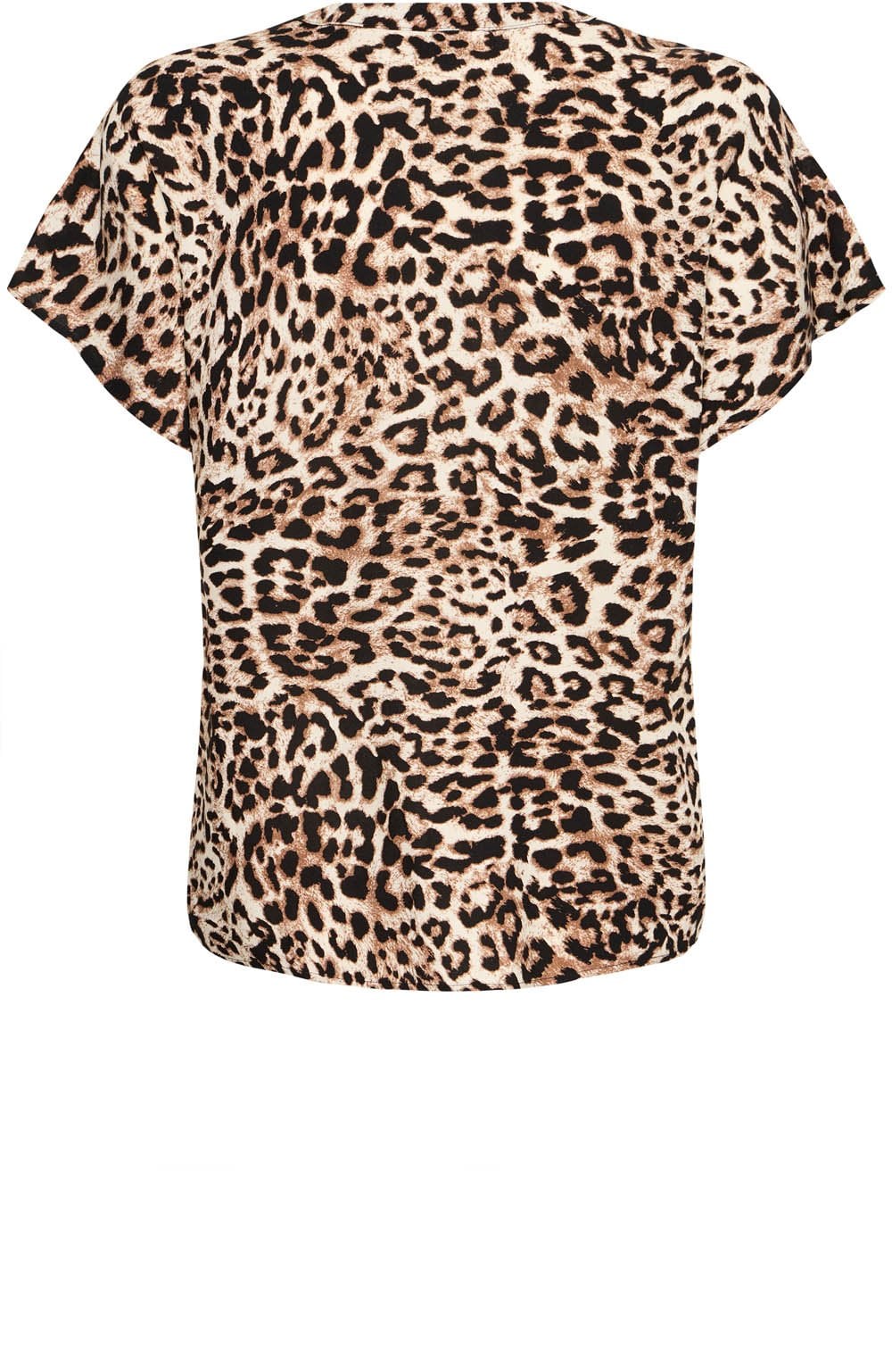 Birch Leopard Tunic Neck Blouse