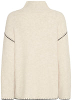 Birch Melange and Statement Stitch Jumper
