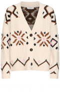 Birch Melange Bold Print Cardigan