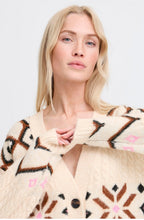 Birch Melange Bold Print Cardigan