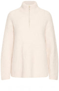 Birch Melange Manta Half Zip Jumper