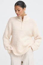 Birch Melange Manta Half Zip Jumper