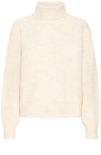 Birch Melange Roll Neck Jumper