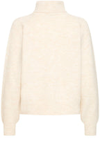 Birch Melange Roll Neck Jumper