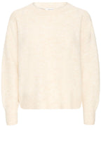 Birch Melange Round Neck Relaxed Jumper