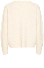 Birch Melange Round Neck Relaxed Jumper