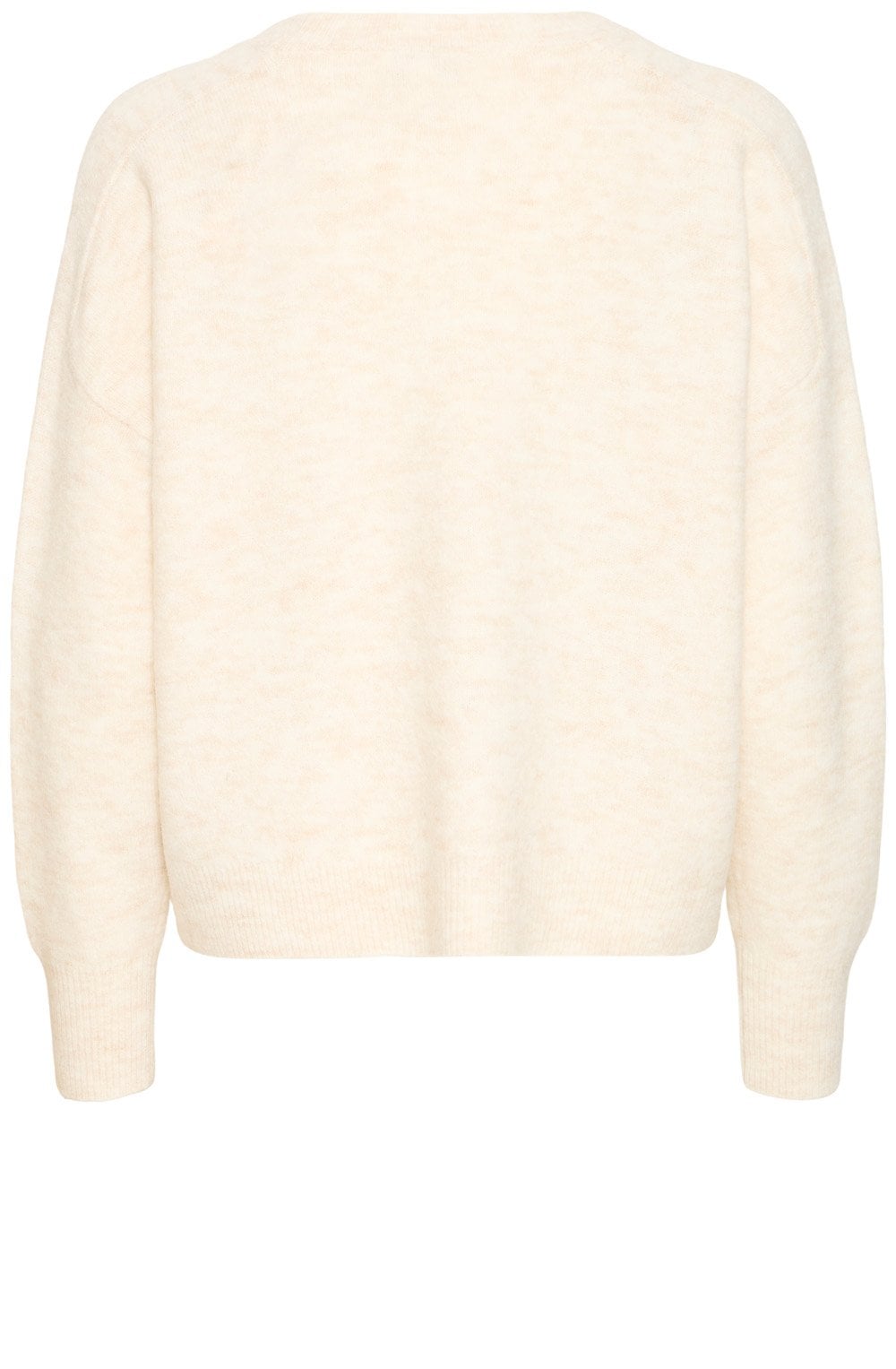 Birch Melange Round Neck Relaxed Jumper