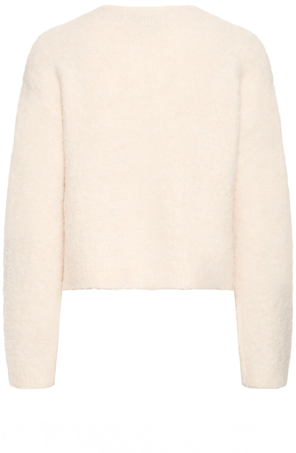 Birch Melange Statement Button Cardigan