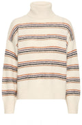 Birch Melange Striped Knit Relaxed Jumper