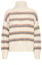 Birch Melange Striped Knit Relaxed Jumper