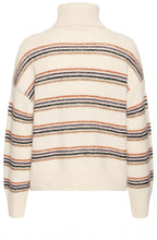 Birch Melange Striped Knit Relaxed Jumper