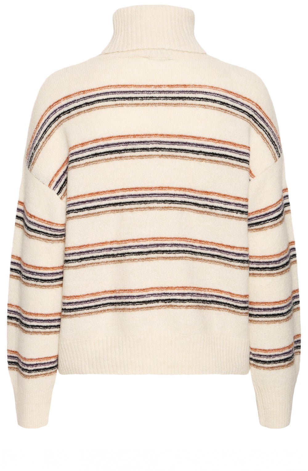 Birch Melange Striped Knit Relaxed Jumper