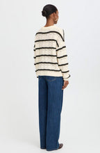 Birch Melange Striped Textured Knit Jumper
