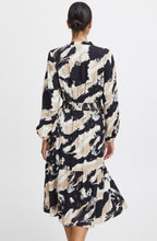 Birch Mix Empire Line Midi Dress