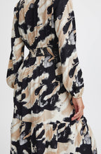 Birch Mix Empire Line Midi Dress