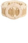 Birch Mix Raffia Belt