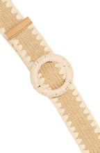 Birch Mix Raffia Belt