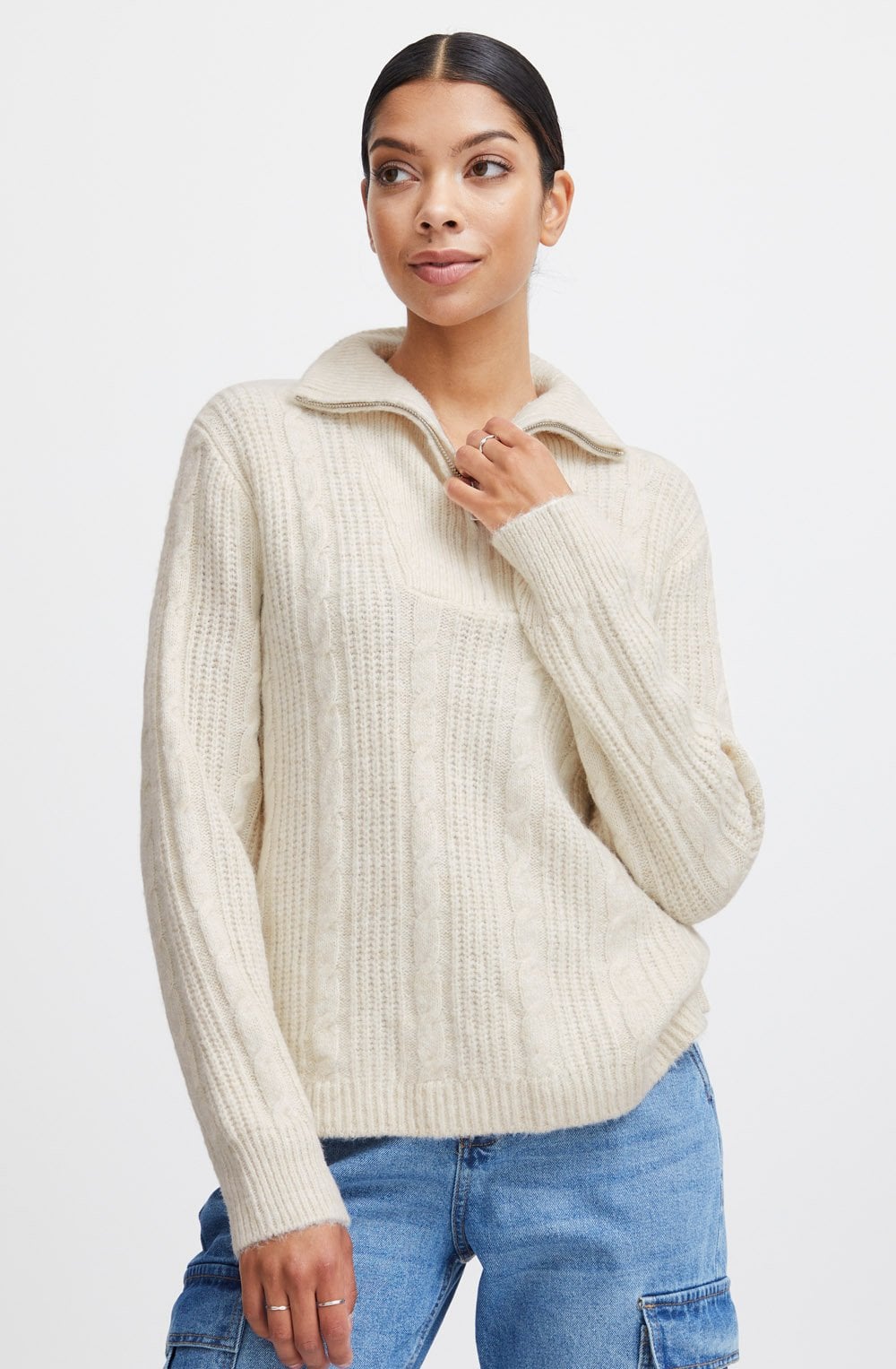 Birch Water Nopa Half Zip Jumper