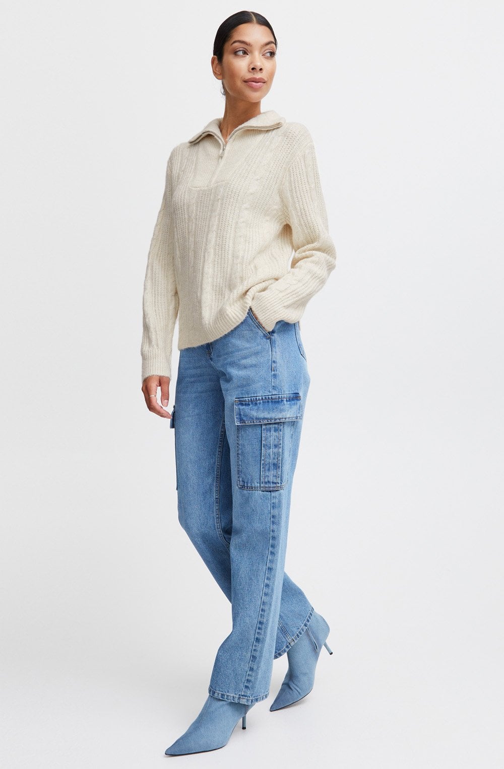 Birch Water Nopa Half Zip Jumper