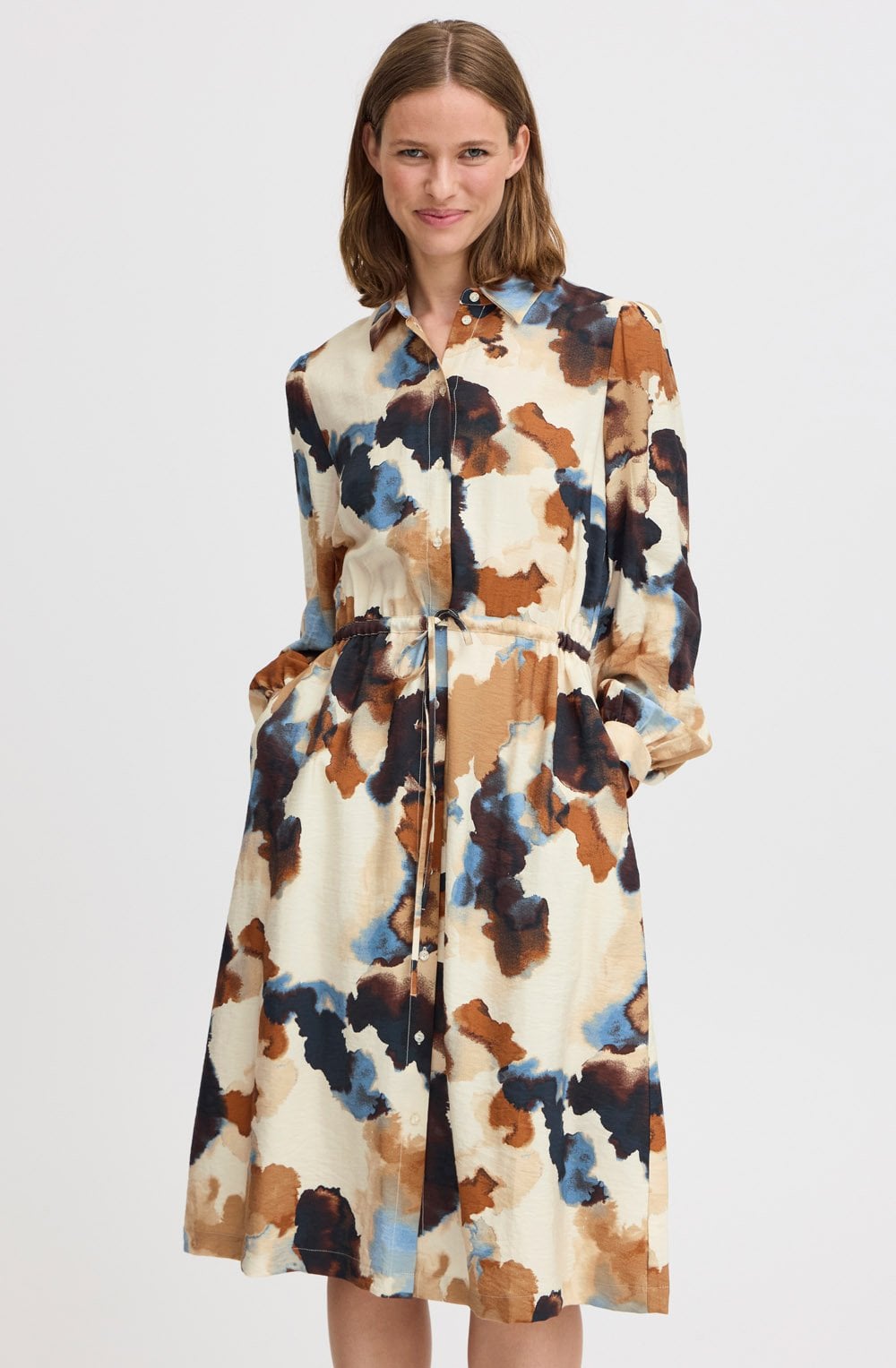 Birch Watercolour Ihamma Dress