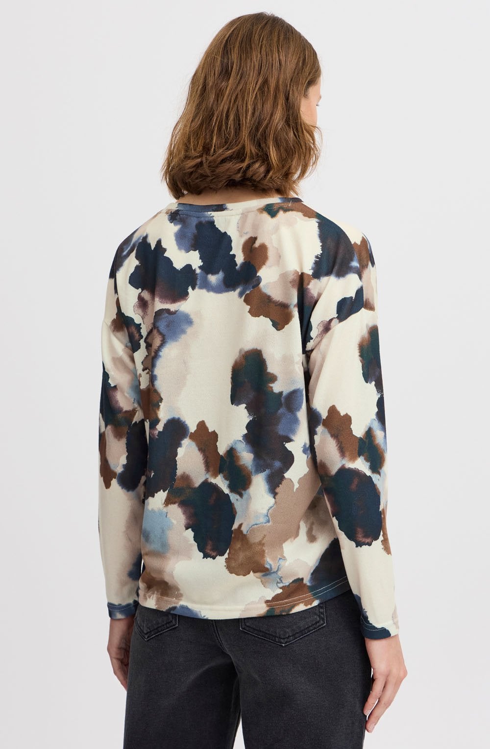 Birch Watercolour Pieta Fne Knit Pullover