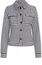 Black and White Houndstooth Jacket