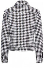 Black and White Houndstooth Jacket