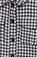 Black and White Houndstooth Jacket