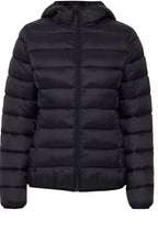 Black Belena Lightweight Puffer Jacket