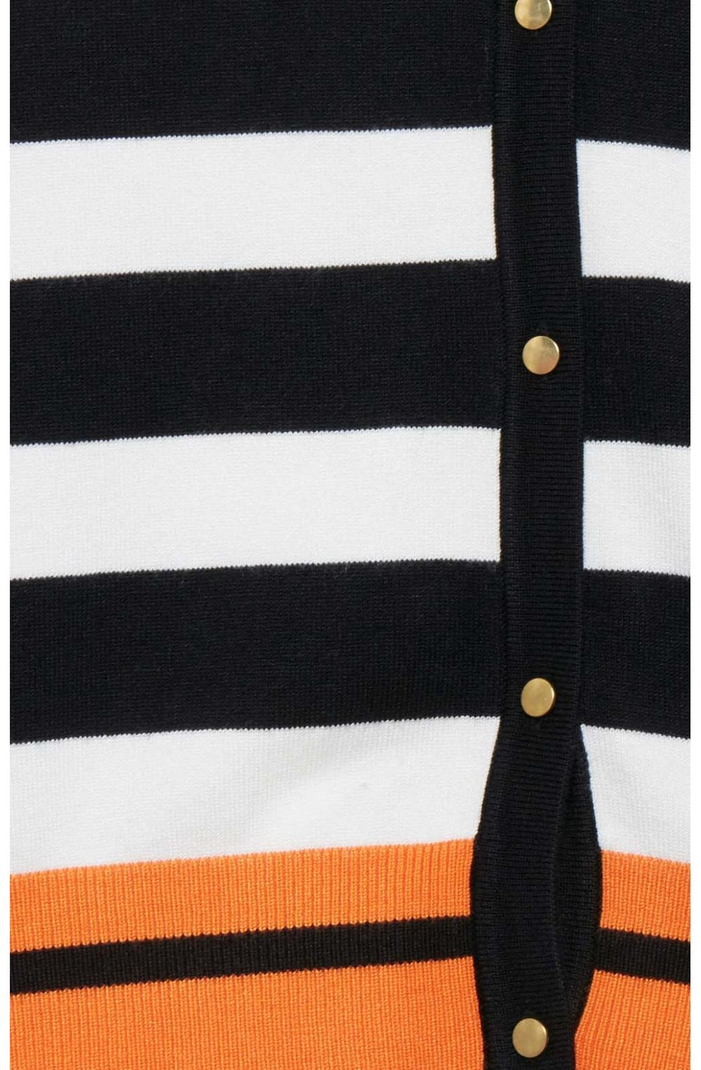Black & Cream Striped Cardigan