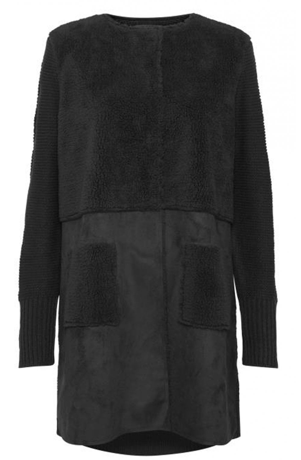 Black Faux Fur Jacket
